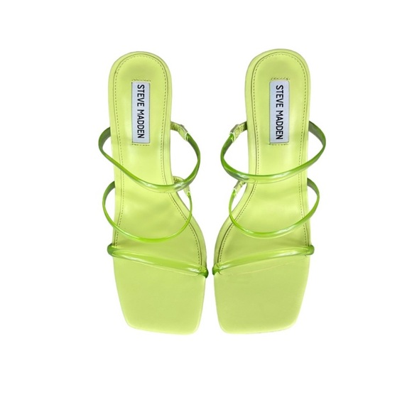 Neon Clear Wedge Heels - Picture 3 of 6